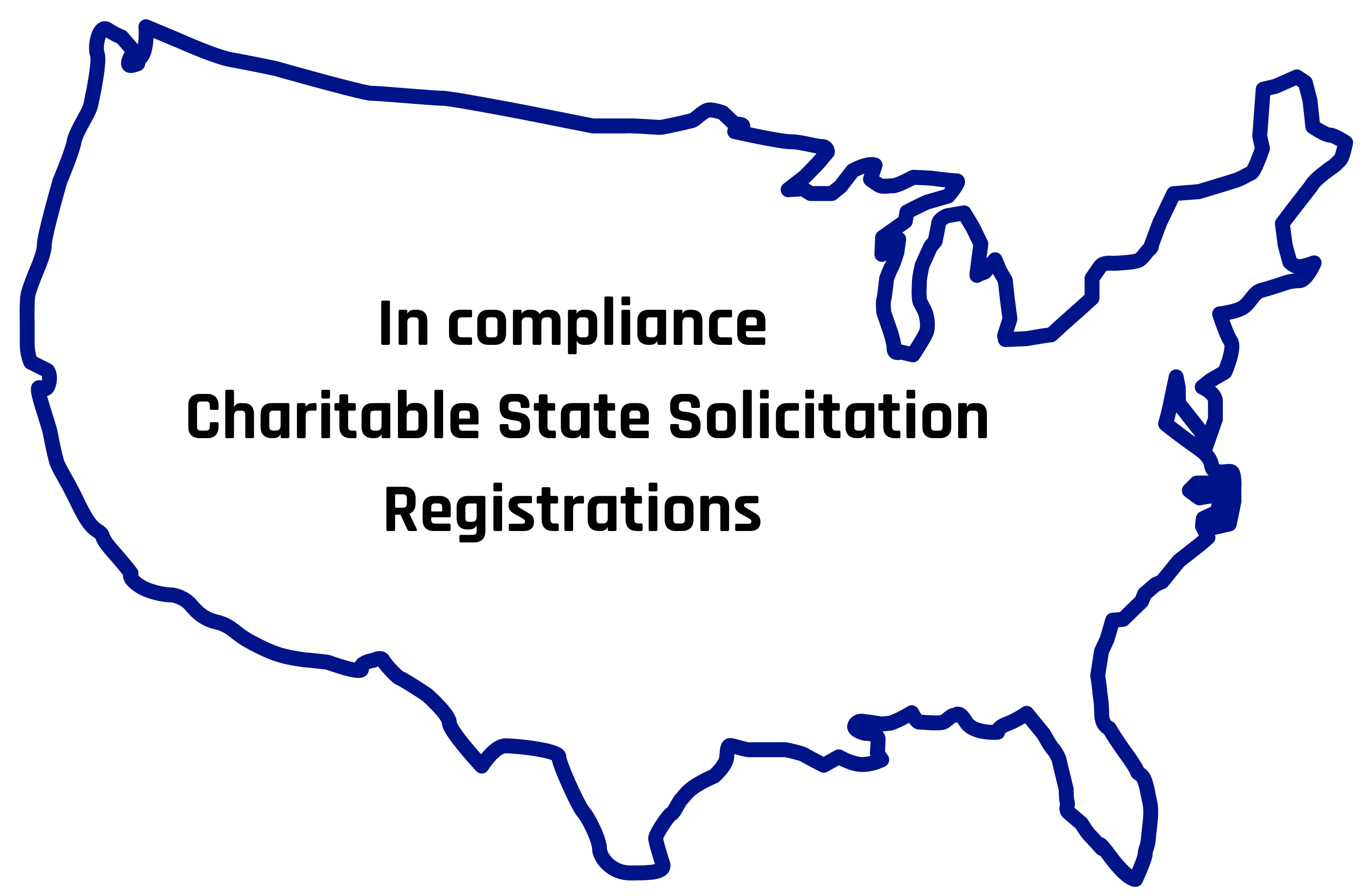 In compliance Charitable State Solicitation Registrations